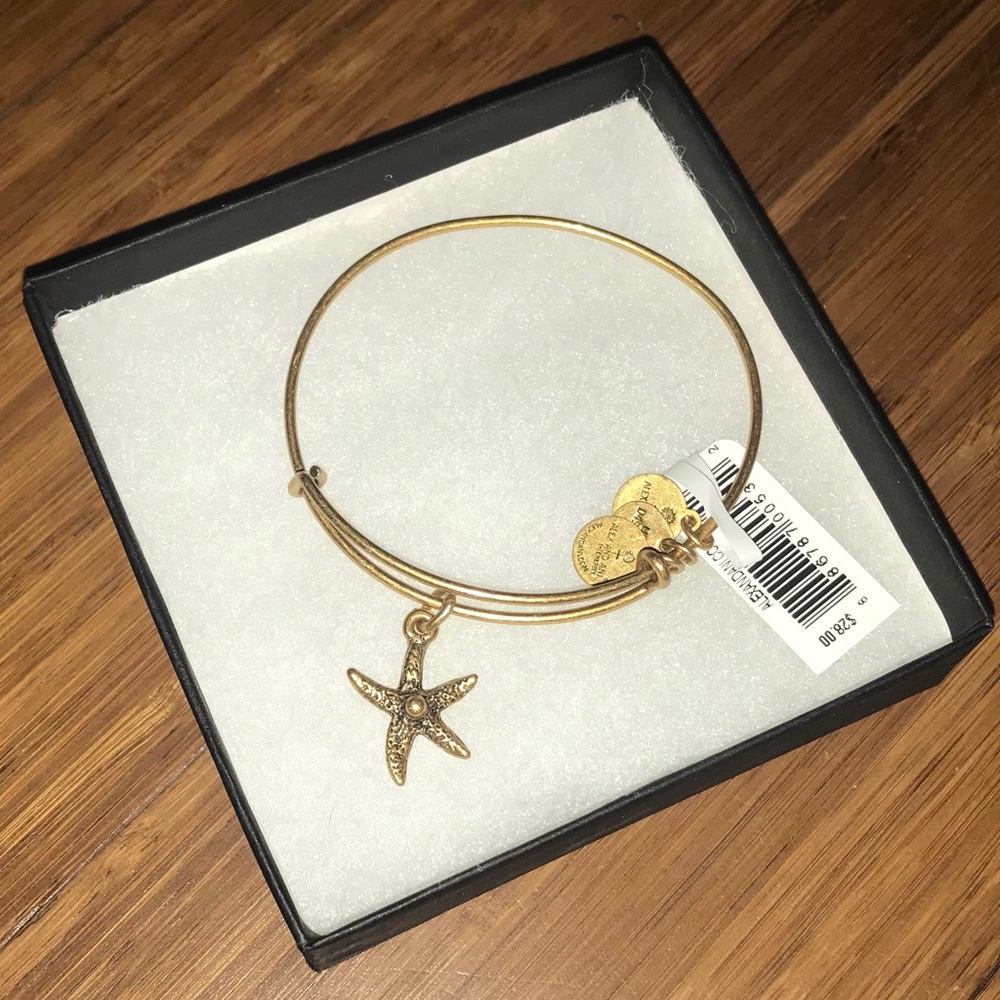 Alex and Ani Gold Starfish Bracelet